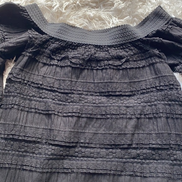 02 River Island Lace Off Shoulder Top - Picture 2 of 5